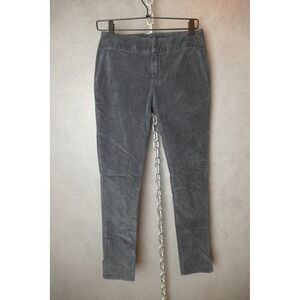 James Perse Standard Corduroy Pants Women's Size 26 Gray Casual Trousers